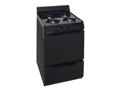 Black Freestanding Propane Gas Range with Broiler Drawer O777