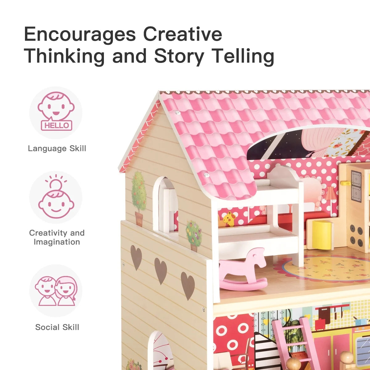 7 Pcs Furniture Dollhouse C83487