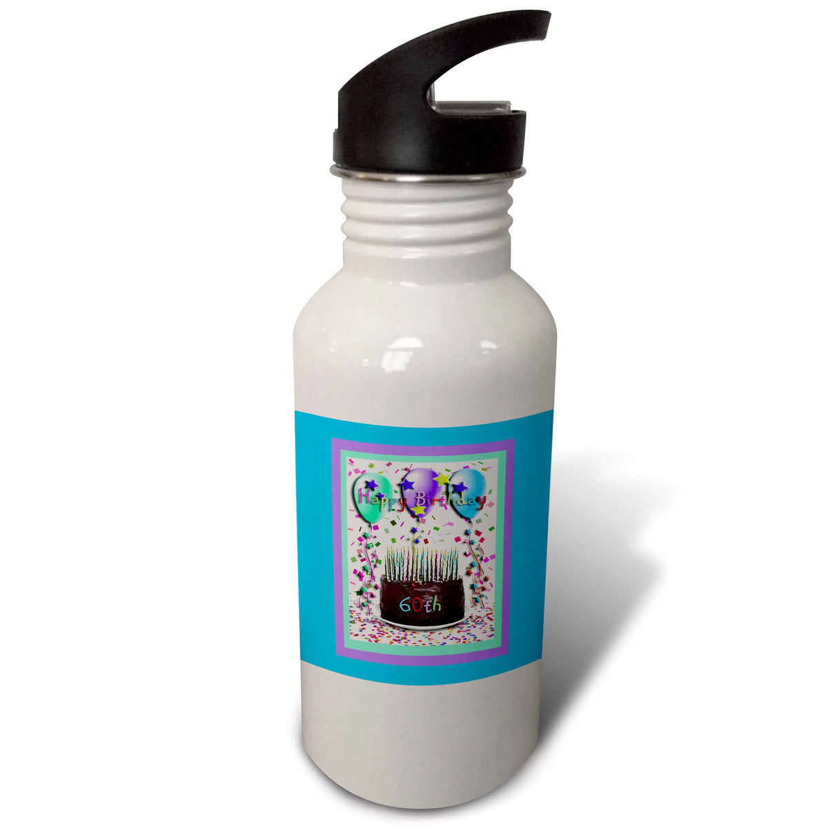 Chocolate Cake 21 oz Water Bottle D627