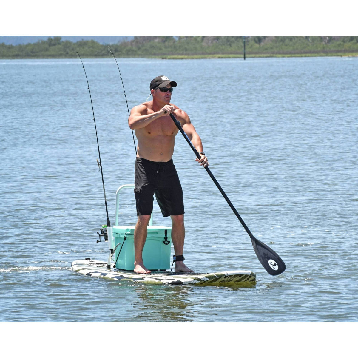 Fishing Stand Up Paddleboard with Rod & Gear Rack B898190