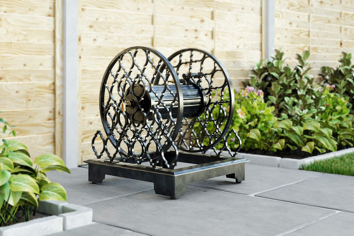 Metal Ornamental Trellis Hose Reel S69404