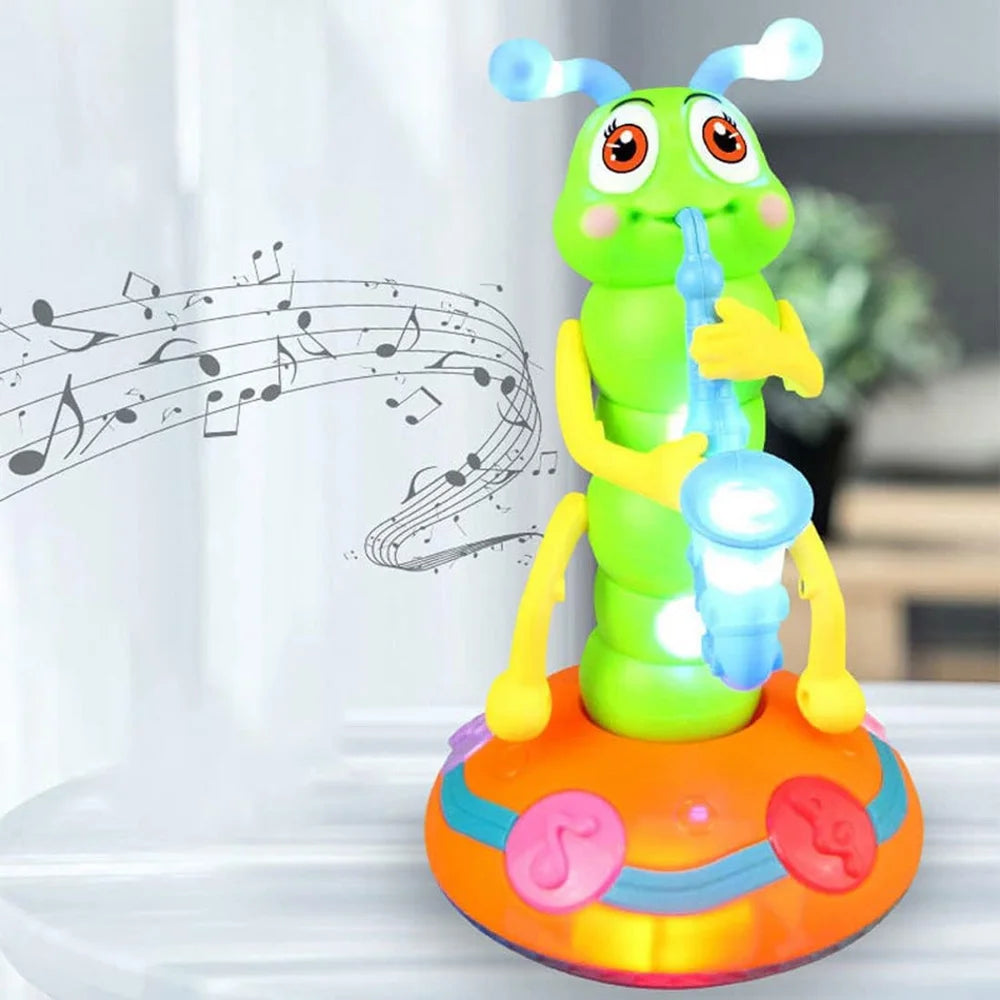 Dancing Saxophone Caterpillar Toy with Music & LED Lights L9242