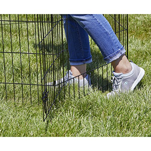 Black Dog Exercise Pen & Playpen with Door N956