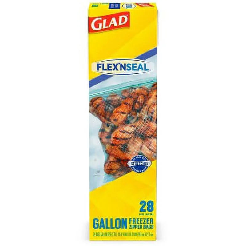 Zipper Freezer Storage Gallon Bags (Pack of 16) W686