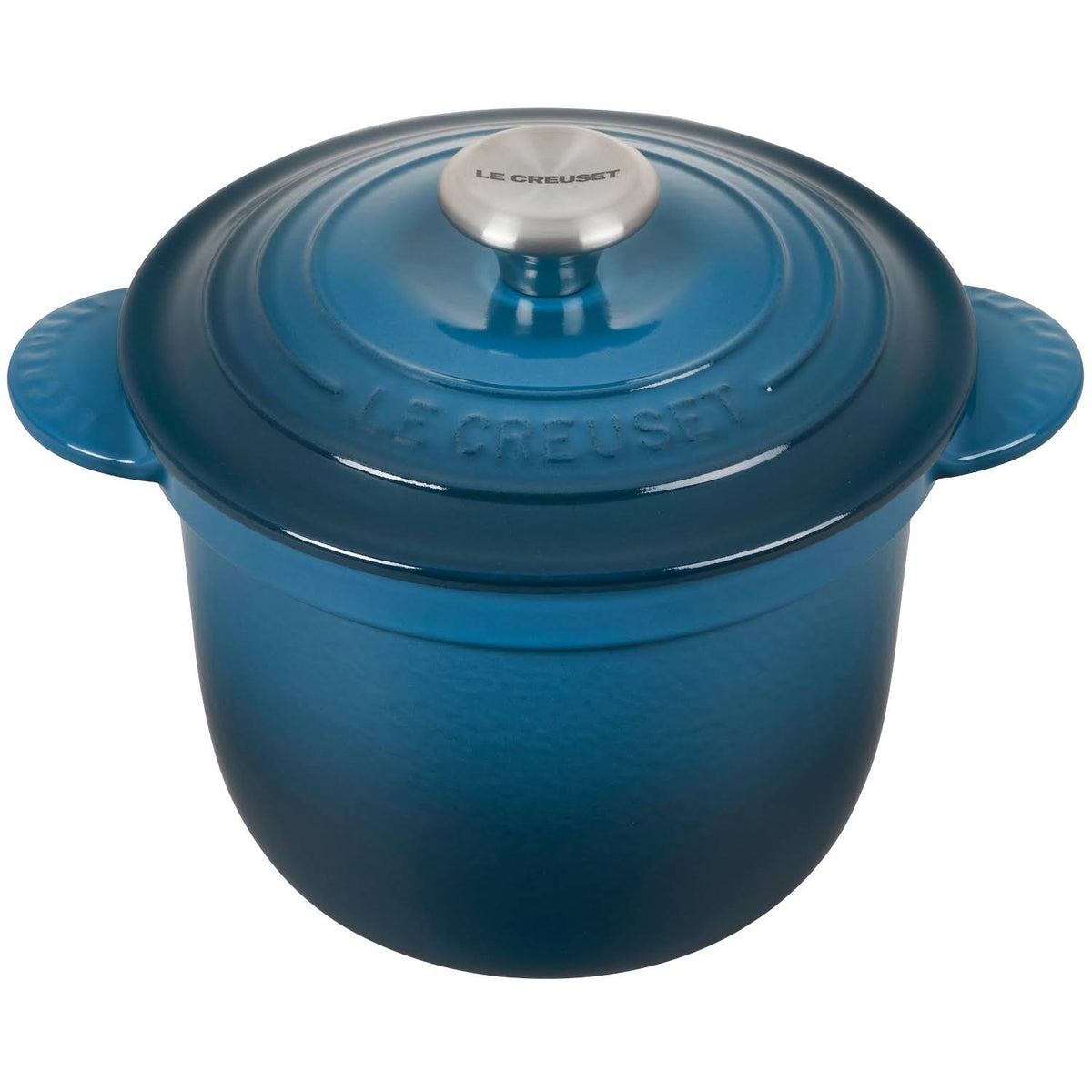 2.25 Qt Cast Iron Rice Pot Deep Teal U960677
