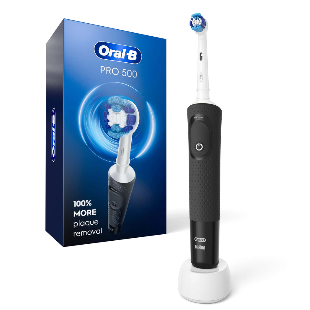 Electric Toothbrush with Brush Head, Rechargeable, Black B8985