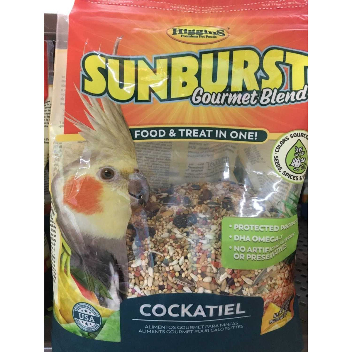 Sunburst Gourmet Blend Cockatiel Food Q979823