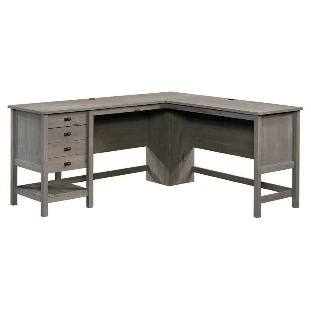 3 Piece Set with 3-Shelf Bookcase L-Shape Computer Desk Coffee Table V743
