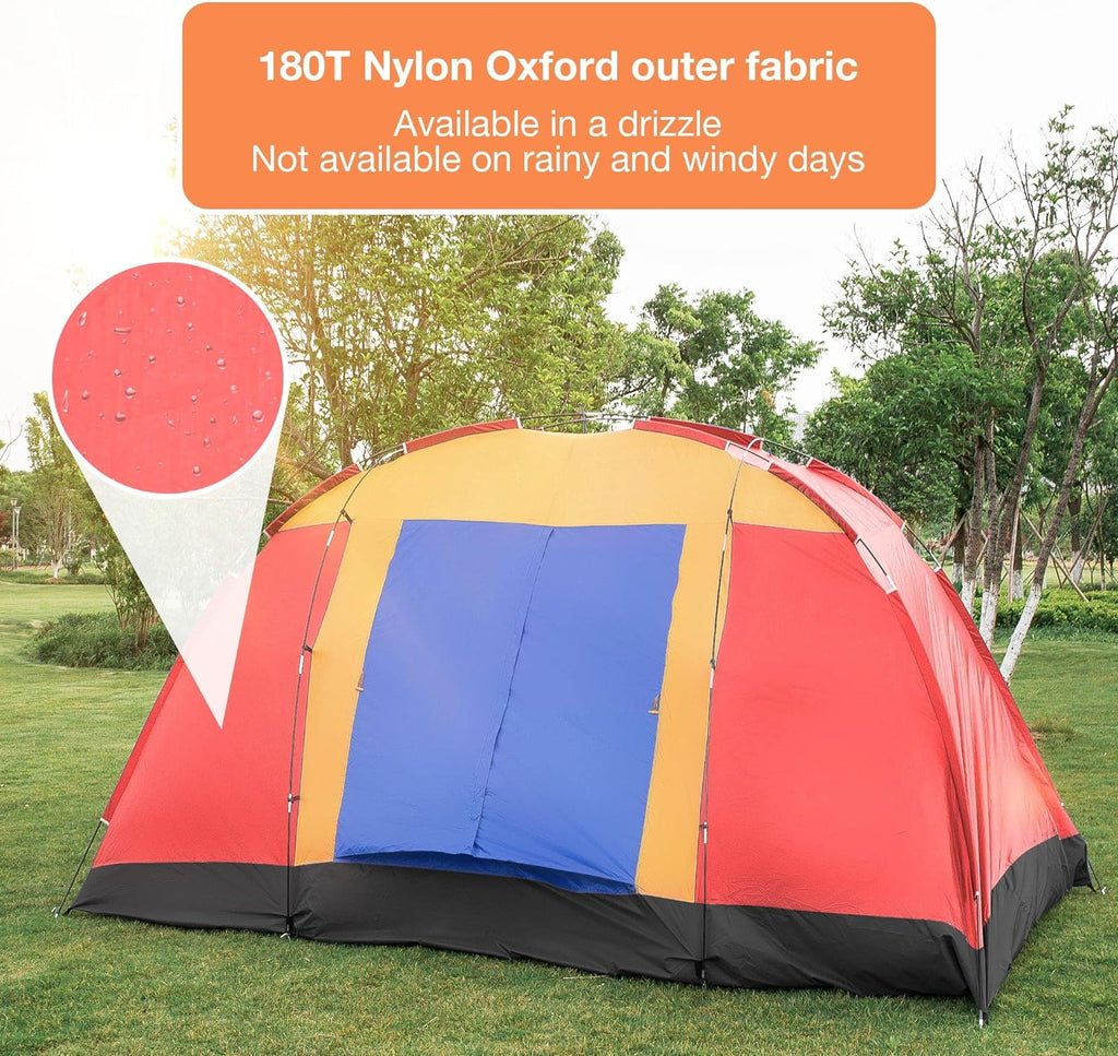 8 Person Lightweight Camping Tent with Carry Bag U757695