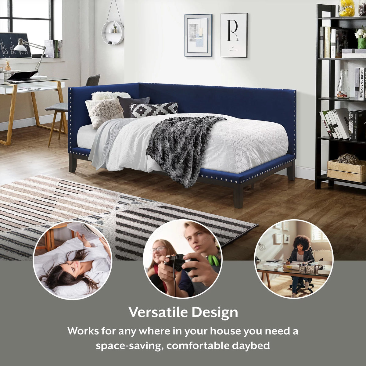 Upholstered Daybed F180370