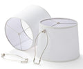 Linen Drum Lamp Shades Set of 2, 11 x 13 x 10 inch J90882