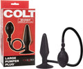Black Silicone Inflatable Butt Plug S94786