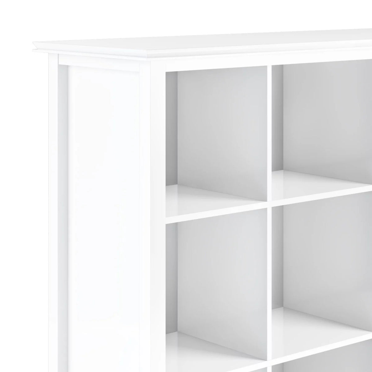 White 9 Cube Solid Wood Bookcase and Storage Unit C34797