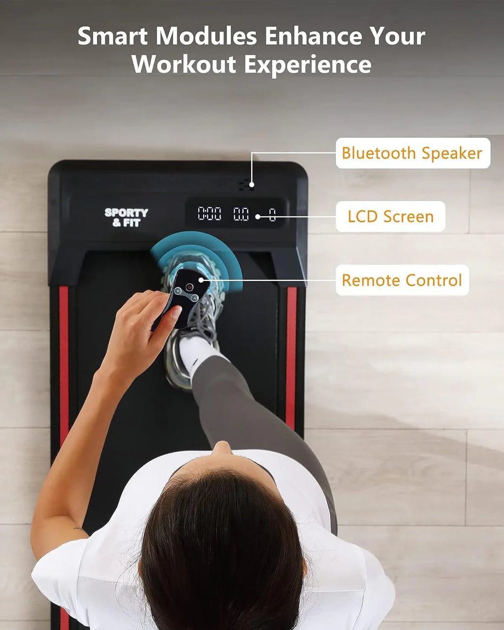 Electric Treadmill with LCD Monitor F8724