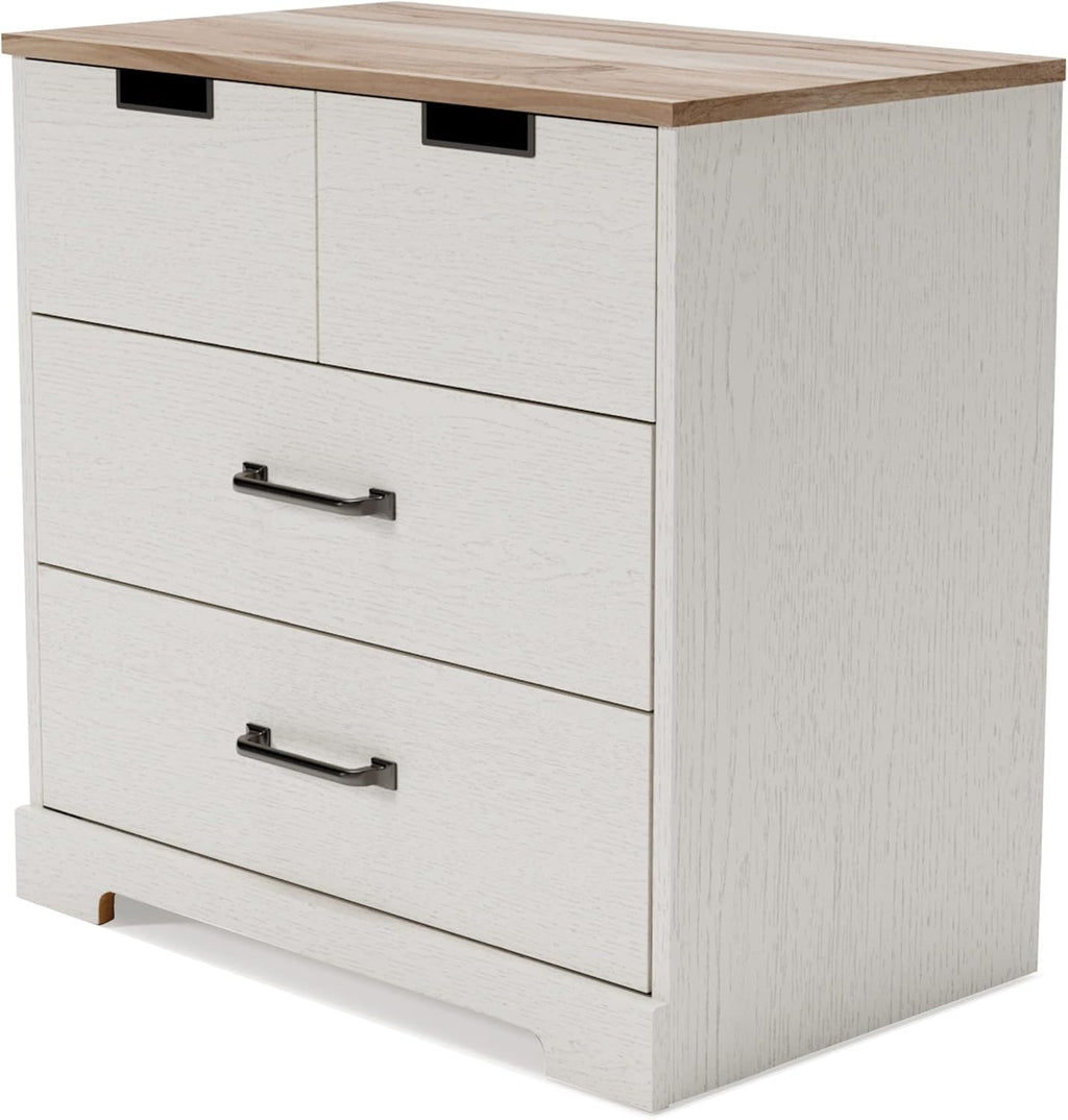 White 3 Drawer Wood Chest X949360