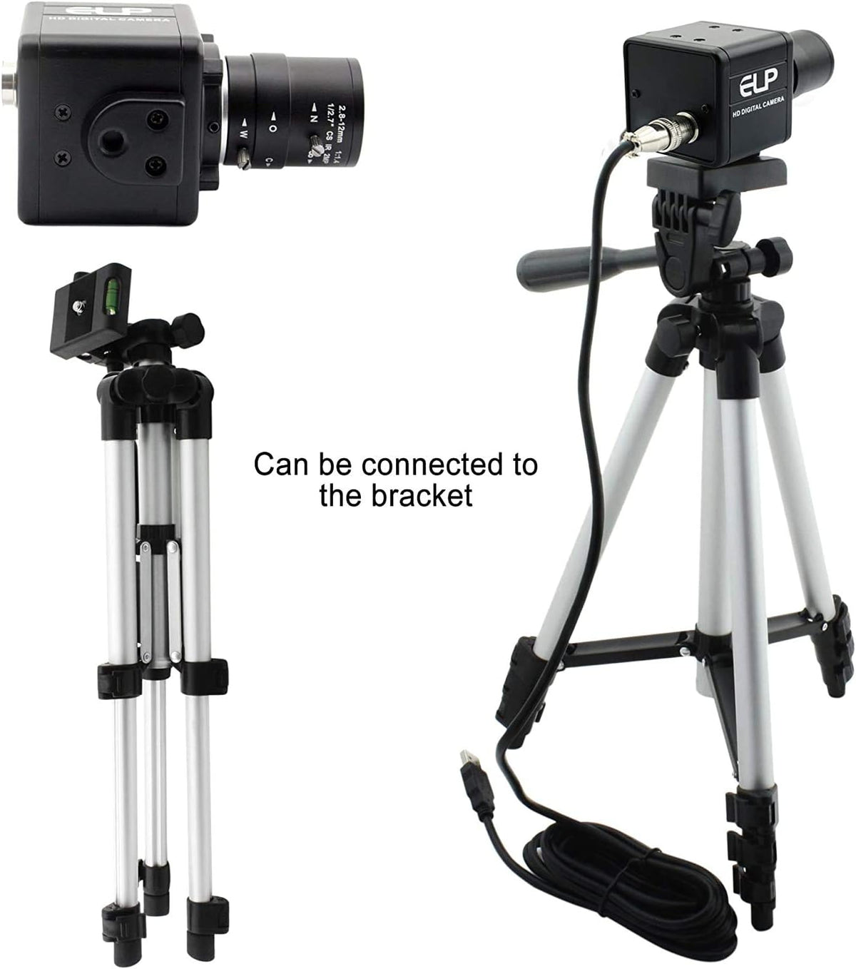 2MP USB Webcam with 5-50mm Varifocal Lens, Pack of 2 E45362