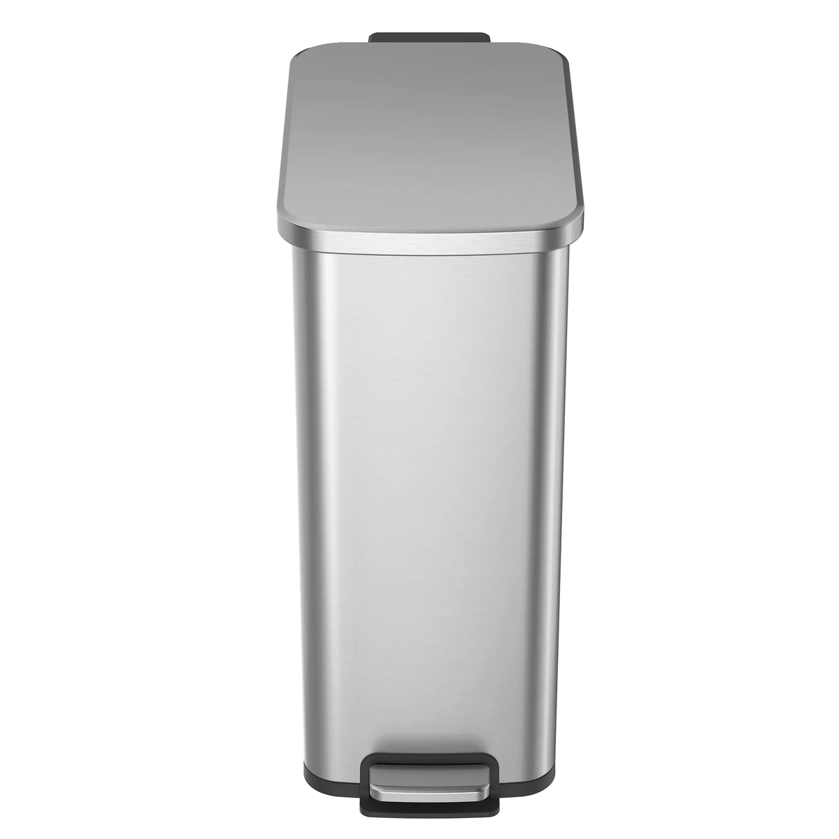 13.2 Gallon Stainless Steel Slim Step Trash Can O2385