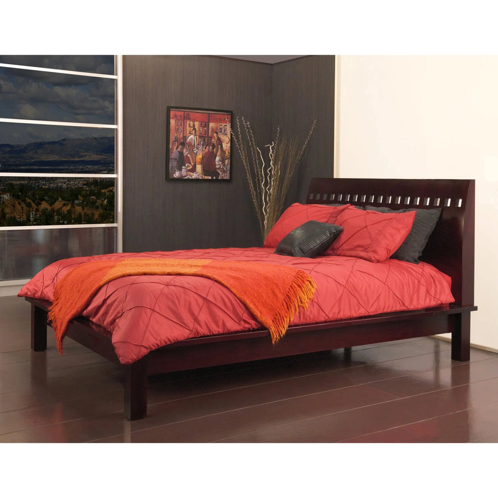 King Solid Wood Platform Bed E858440