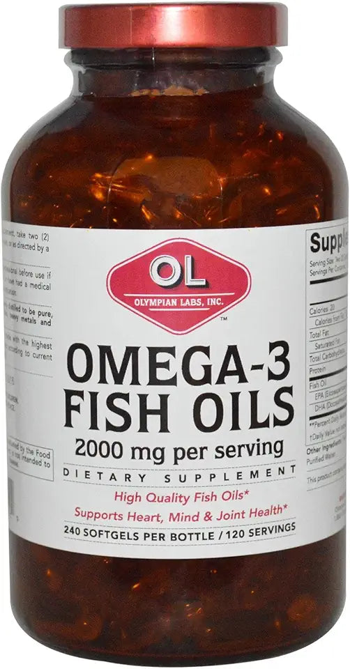 Omega-3 Fish Oils 1 G 240 Softgels Y8108