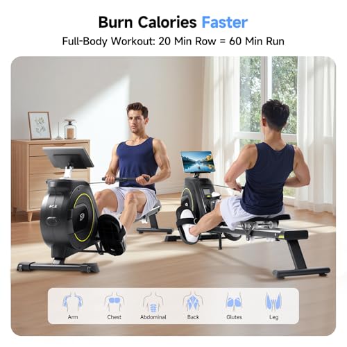 350 LB Capacity 16-Level Magnetic Foldable Rowing Machine S6762
