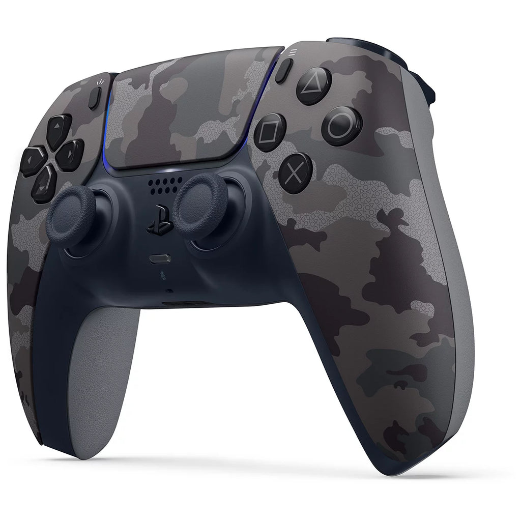 PlayStation 5 Slim Disc Console Bundle with Extra Gray Camo Controller C467