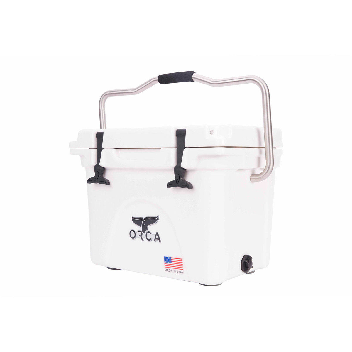 White 20-Quart Rotomold Cooler O32088