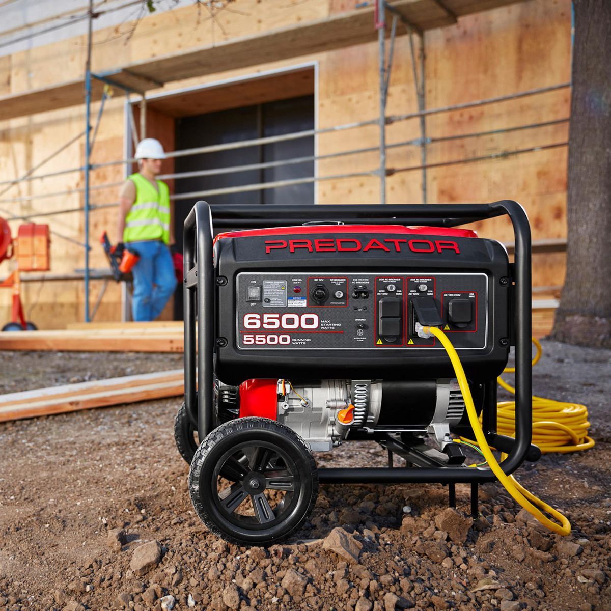 6500 Watt Gas-Powered Portable Generator H47478