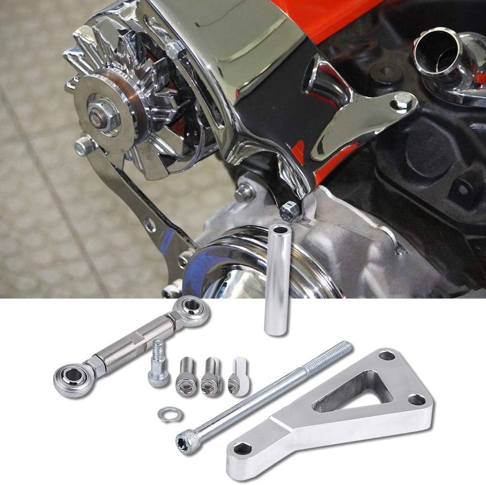 Polished Aluminum Alloy Alternator Bracket Kit, Pack of 2 B1659