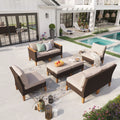8 Piece Outdoor Wicker Sofa Set Q531