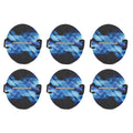 6 Pack Foam Saucer Disc Snow Sled F180778