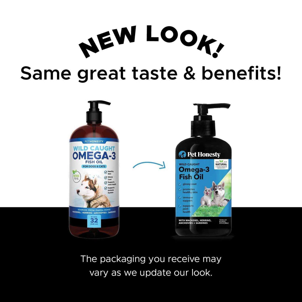 Wild Caught Omega-3 Fish Oil Supplement for Dogs and Cats P6299