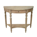 Limed Grey Oak Wall Console W9883