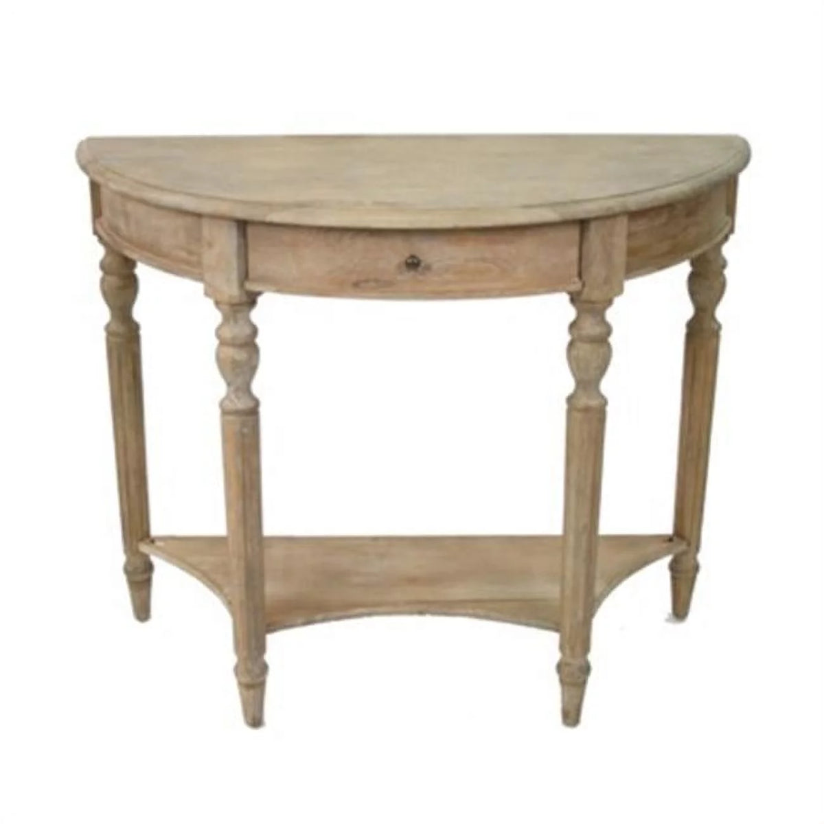 Limed Grey Oak Wall Console W9883
