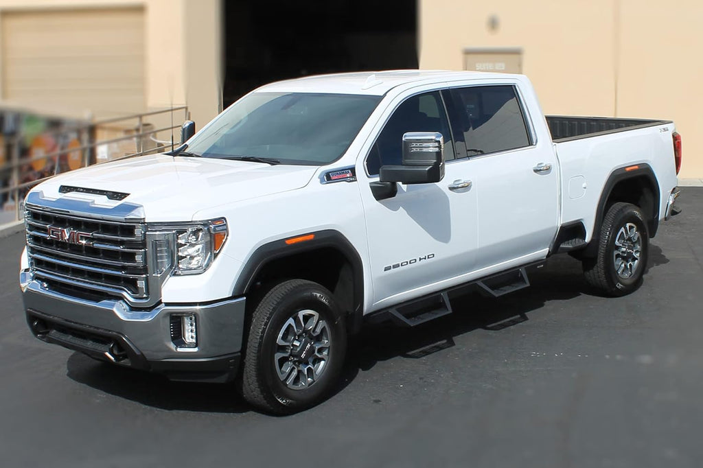 Black Drop Side Steps Running Boards for Tacoma Double Cab J9129