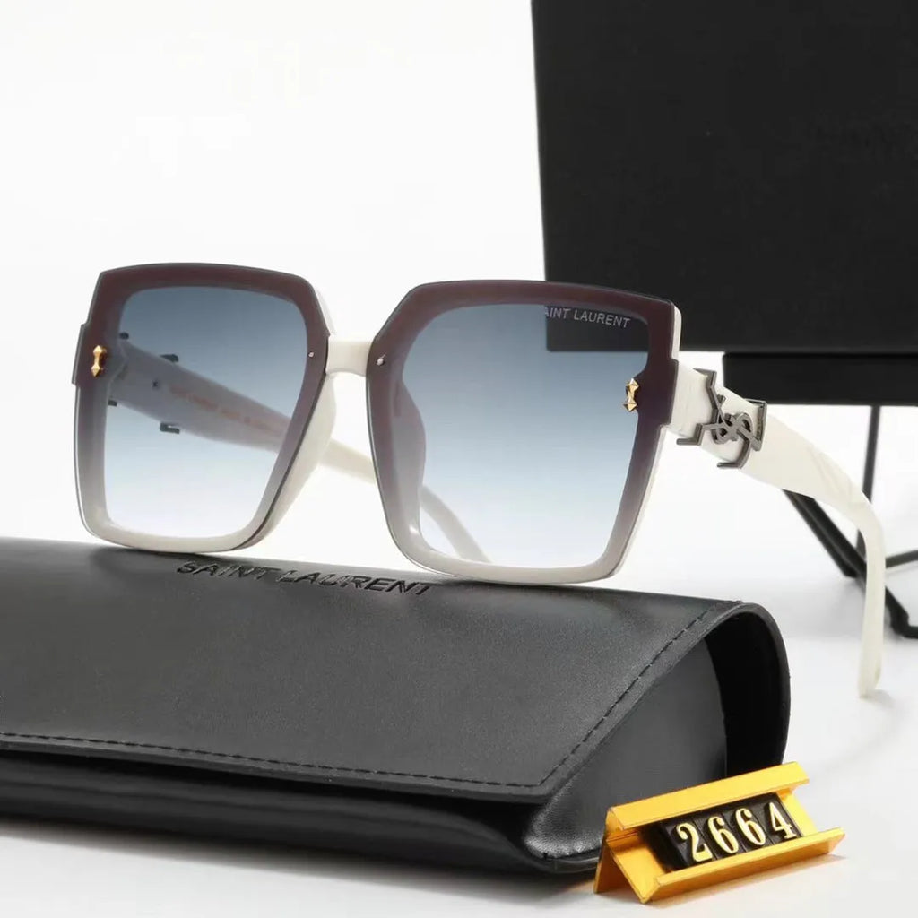 YS Letter Printing Sunglasses L7595