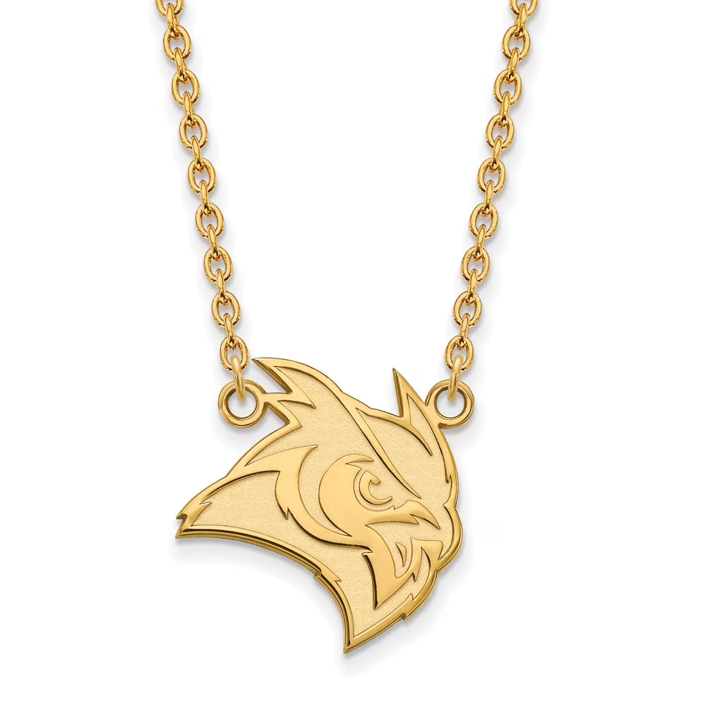 14k Yellow Gold Rice University Pendant Necklace M424