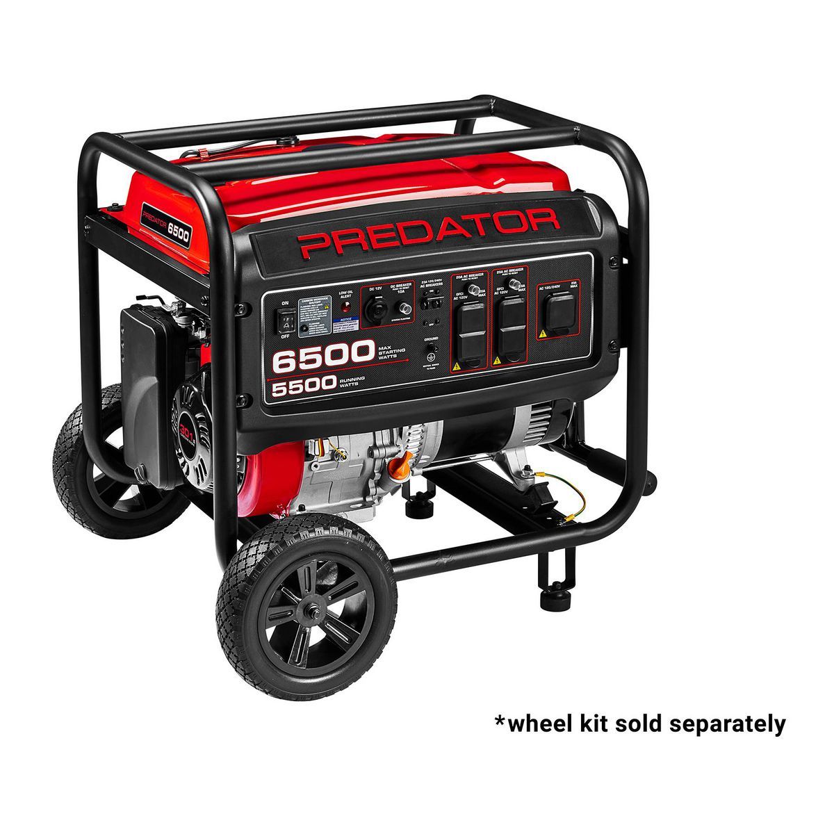 6500 Watt Gas-Powered Portable Generator H47478