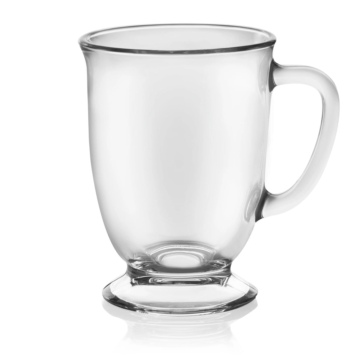 16-ounce Glass Coffee Mugs, Set of 6 K74167
