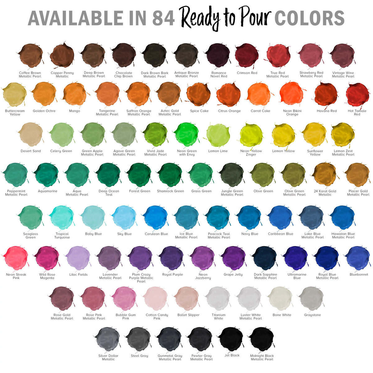 24 Karat Gold Metallic Acrylic Pouring Paint 64-Ounce V286