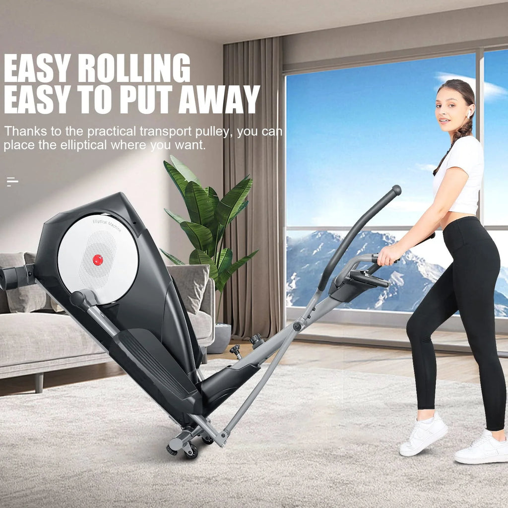 Elliptical Machine with 22 Resistance Levels, LCD Display D12581