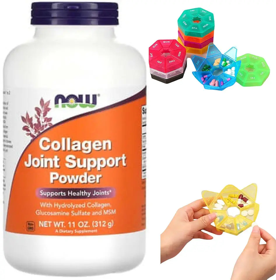 Hydrolyzed Collagen Joint Support Powder with Glucosamine & MSM 11 oz V848139