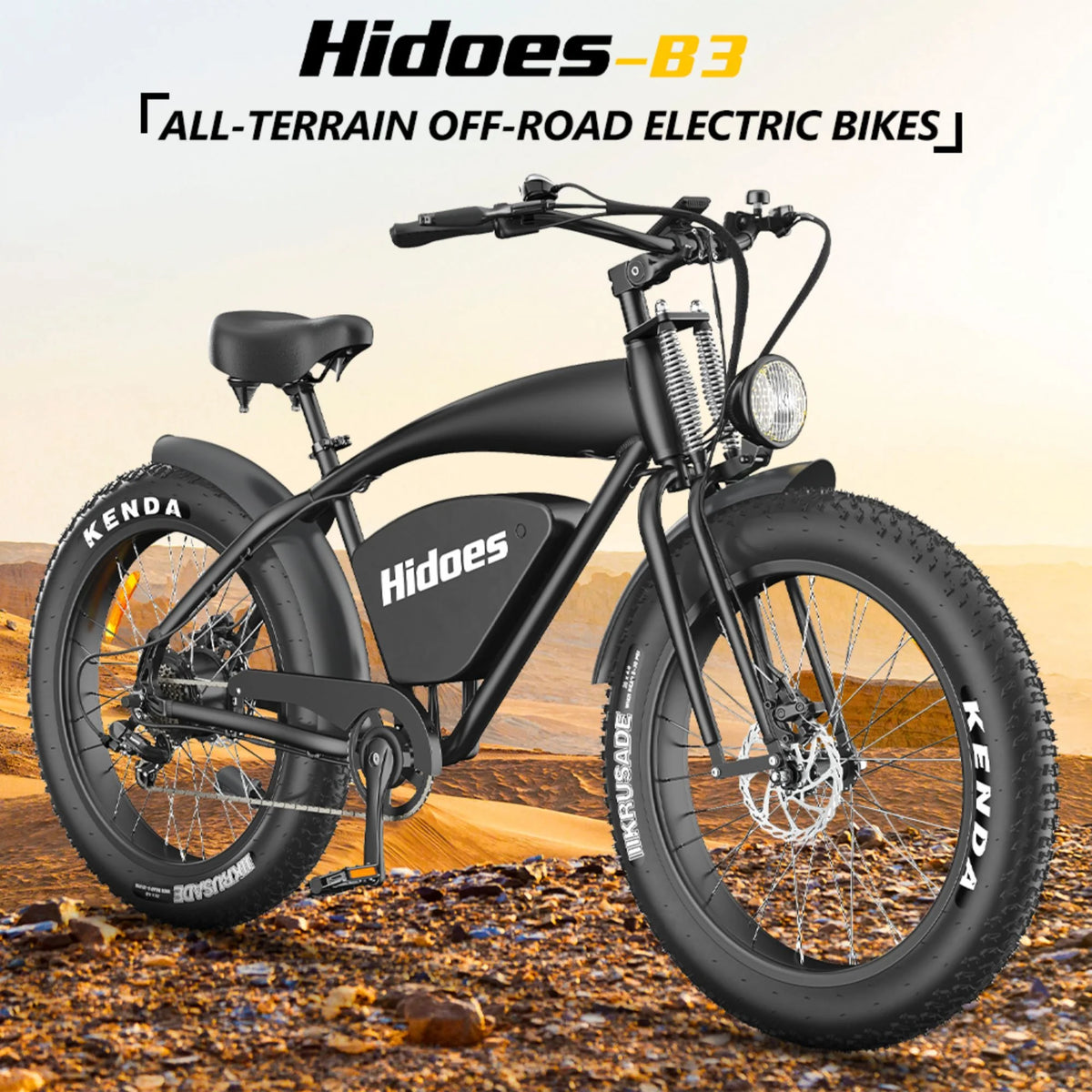 1200W Electric Mountain Bike with 26" Fat Tire F793