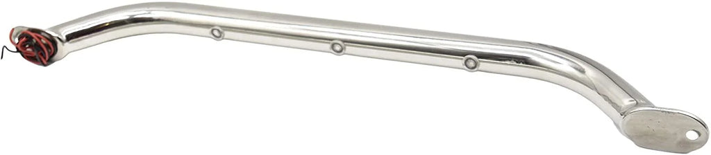 Stainless Steel 18 inches Grab Rail Handle with 3 LED Lights O64441