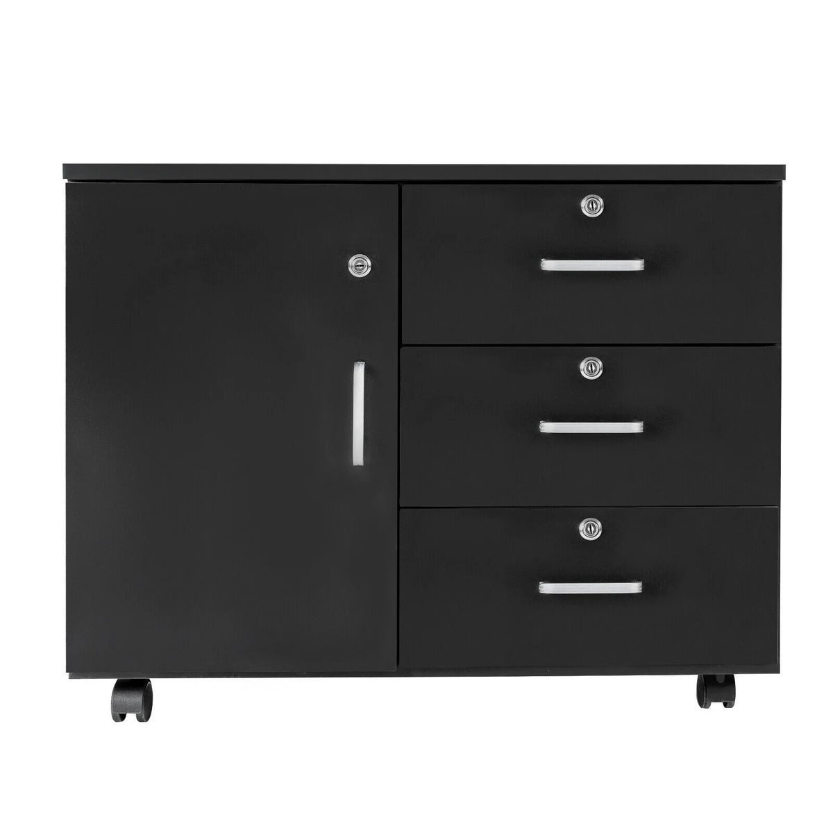 3 Drawer Lockable Mobile Filing Cabinet I603