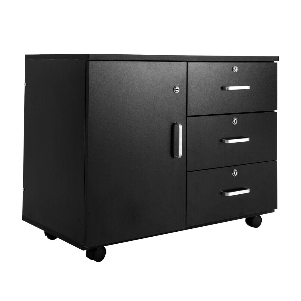 3 Drawer Lockable Mobile Filing Cabinet I603