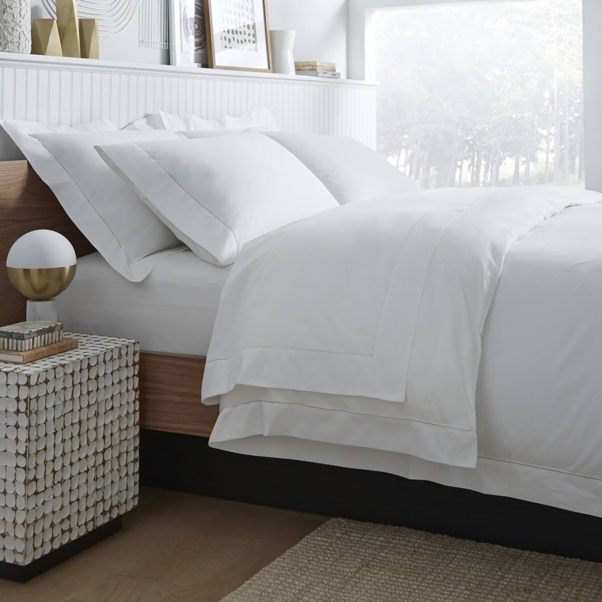 Grey Queen Cotton Fitted Sheet D736321