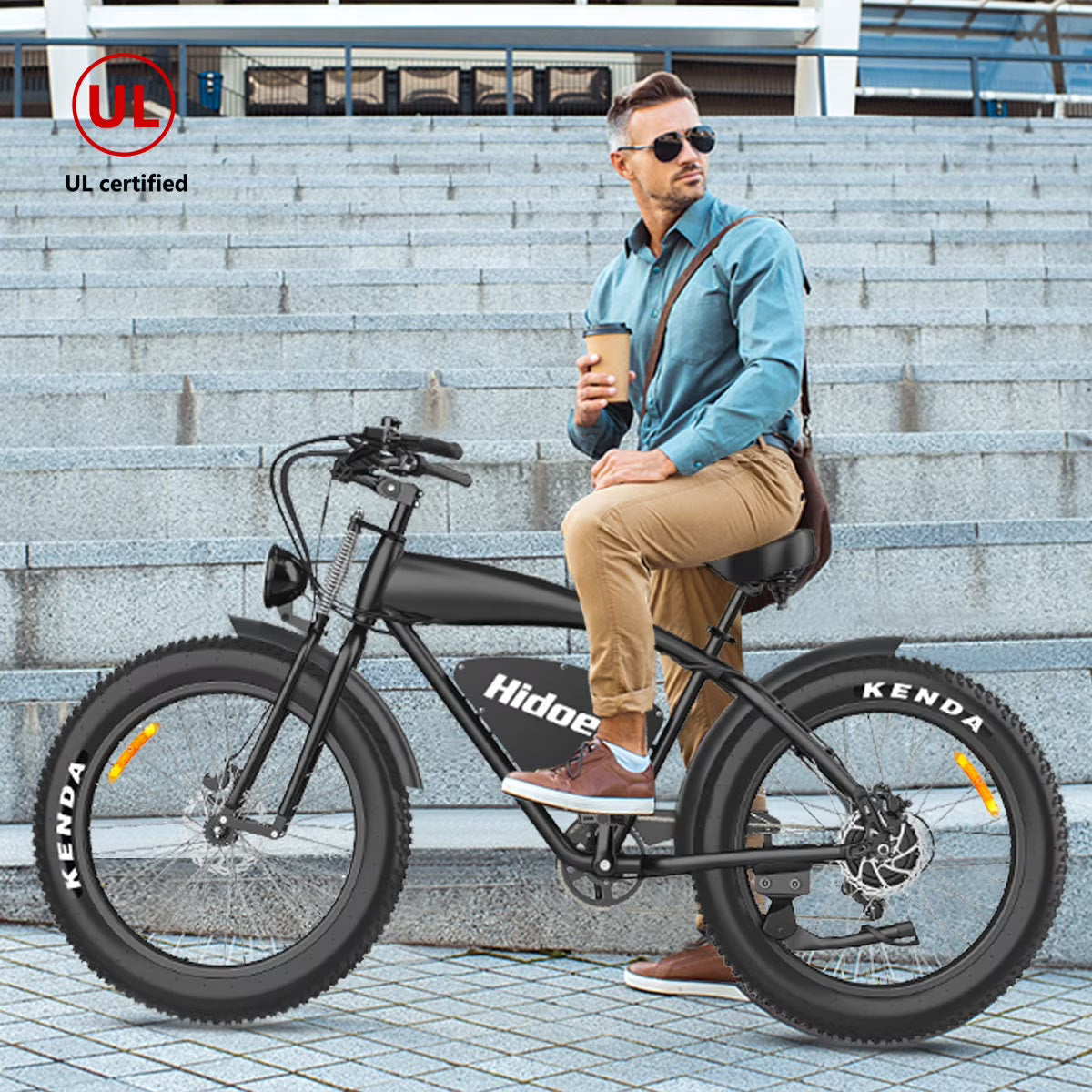 1200W Electric Mountain Bike with 26" Fat Tire F793