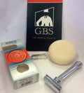 Long Handle Safety Razor with Shave Soap W1714