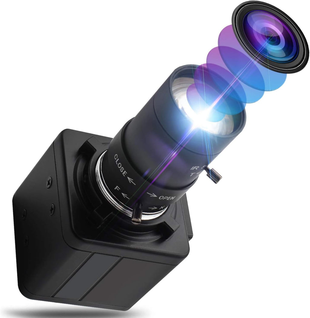 2MP USB Webcam with 5-50mm Varifocal Lens, Pack of 2 E45362