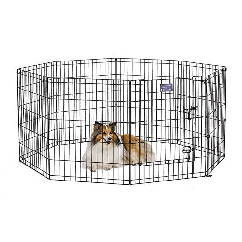 Black Dog Exercise Pen & Playpen with Door N956